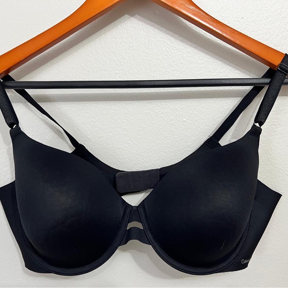 Calvin Klein Black T-Shirt Bra